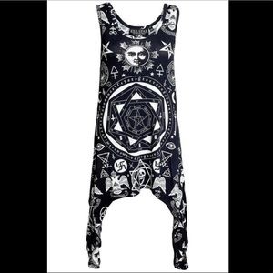 KILLSTAR Occult Racerback Goth Swing Dress Tunic